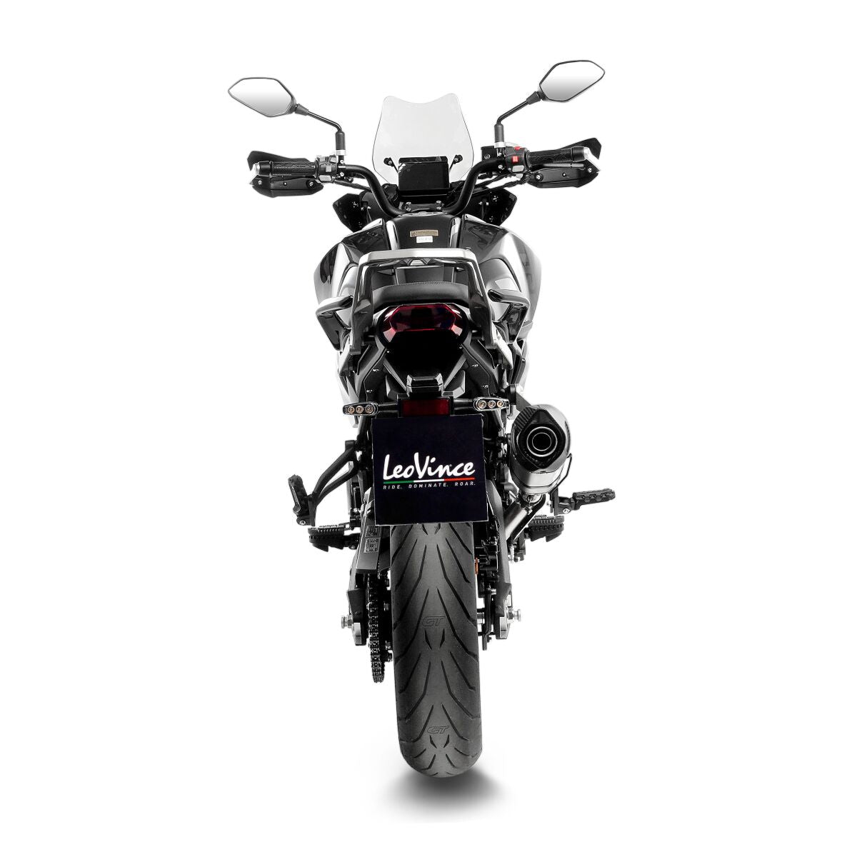 LEOVINCE LV ONE EVO STAINLESS STEEL SLIP-ON MUFFLER ECE 14446E