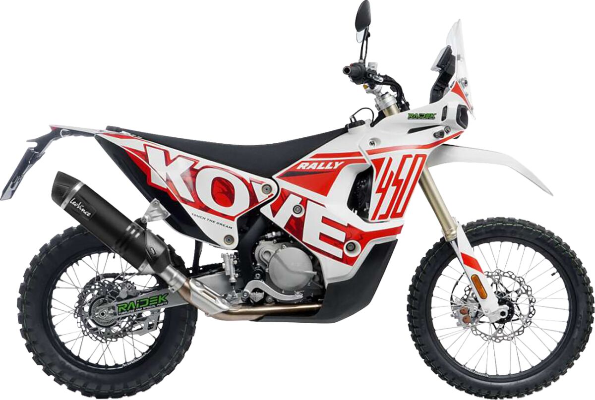 LEOVINCE MUFFLER KOVE 450 RALLY LOW / HIGH BLK 14449EBU