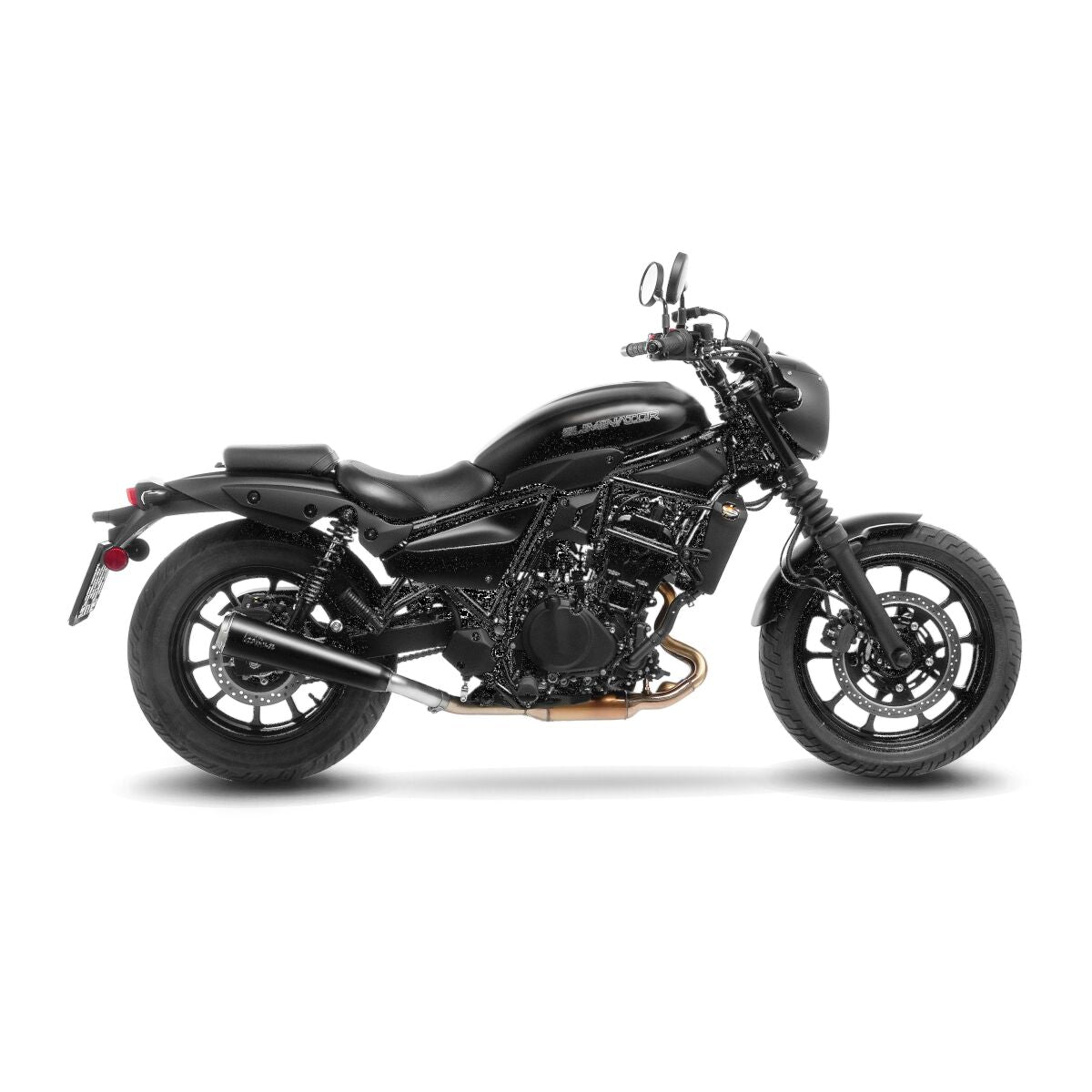 LEOVINCE LV Classic Racer Black Edition Slip-On Muffler 15010B