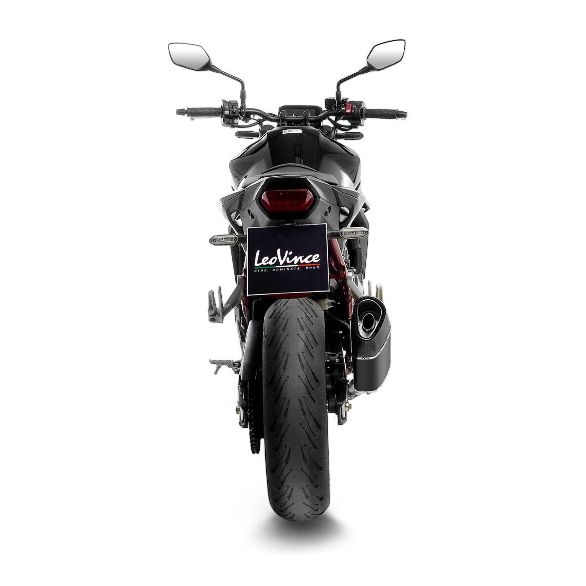 LEOVINCE LV-14R BLACK EDITION SLIP-ON MUFFLER ECE 15600B