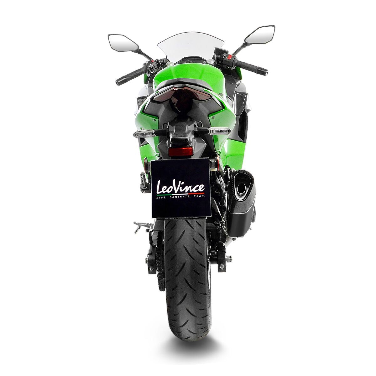 LEOVINCE LV-14R BLACK EDITION SLIP-ON MUFFLER ECE 15607B