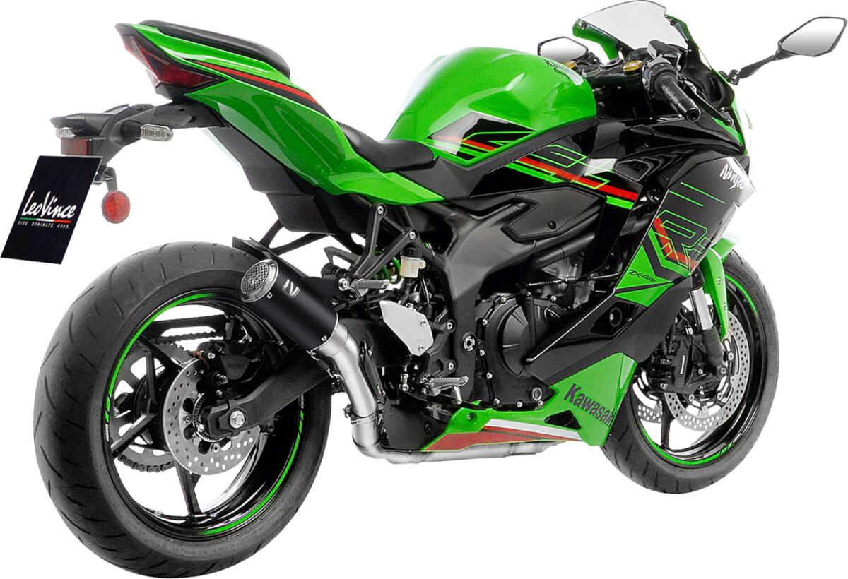 LEOVINCE MUFFLER LV-CORSA S BLACK KAWASAKI ZX-4R RR 15409SBU