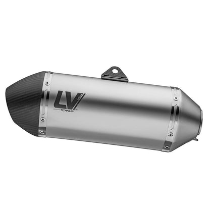 LEOVINCE LV-14 TITANIUM SLIP-ON MUFFLER ECE 15613T