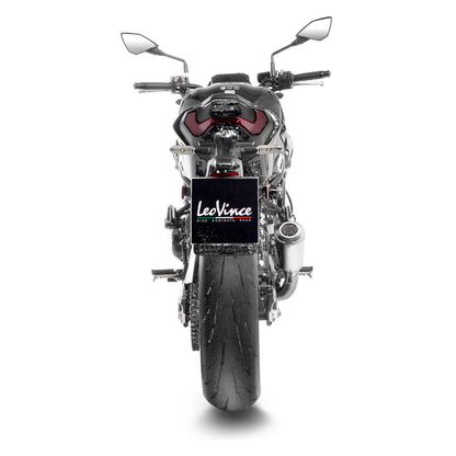 LEOVINCE LV-10 SLIP-ON MUFFLER STAINLESS STEEL ECE 15270