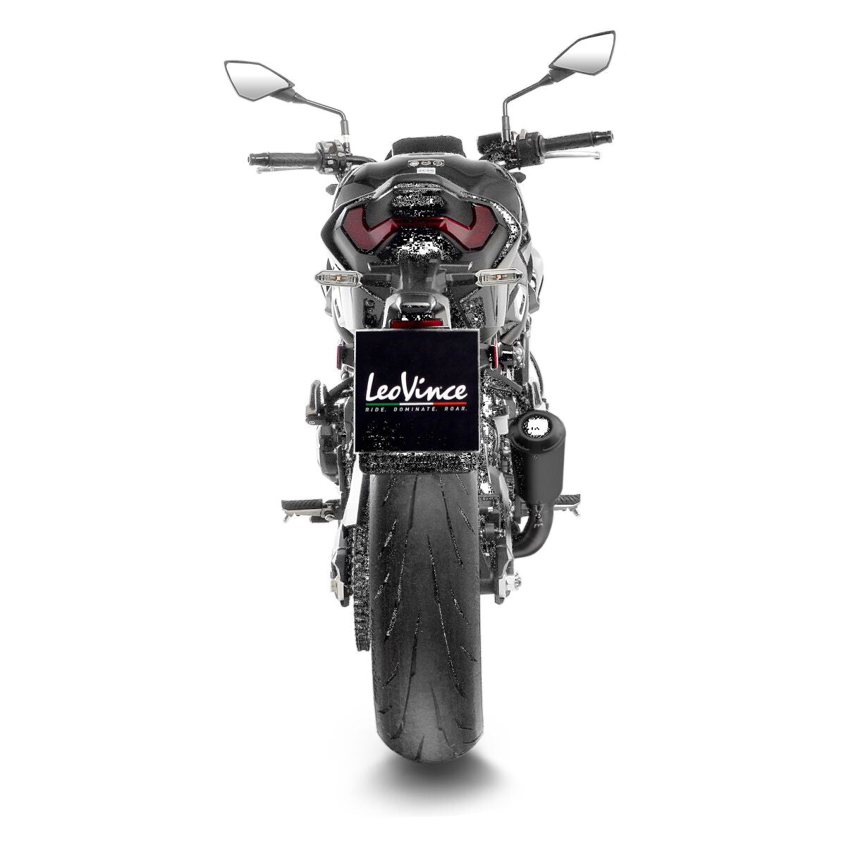 LEOVINCE LV-10 FULL BLACK SLIP-ON-MUFFLER 15270FB