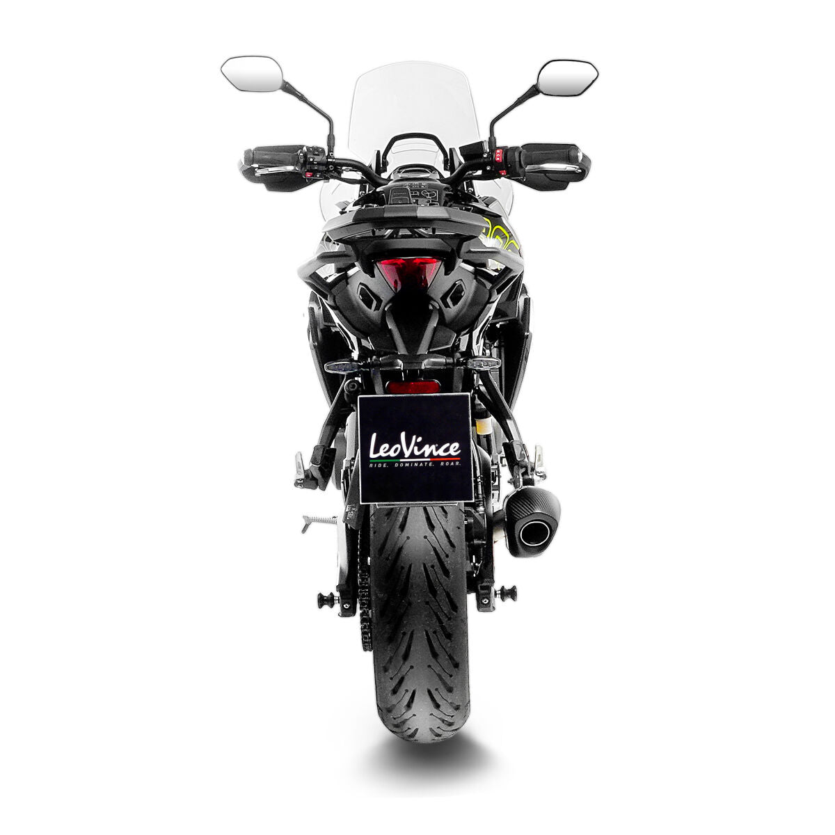 LEOVINCE LV-14 STAINLESS STEEL SLIP-ON MUFFLER ECE 15627