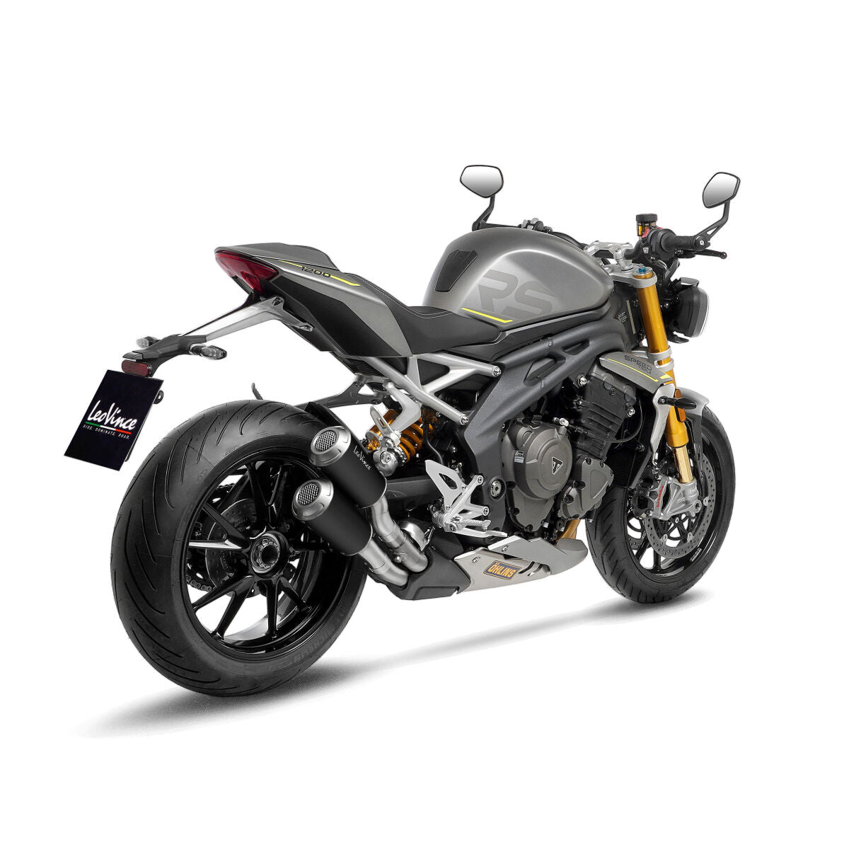 LEOVINCE LV-10 DUAL BLACK EDITION SLIP-ON MUFFLER SS ECE 15271B