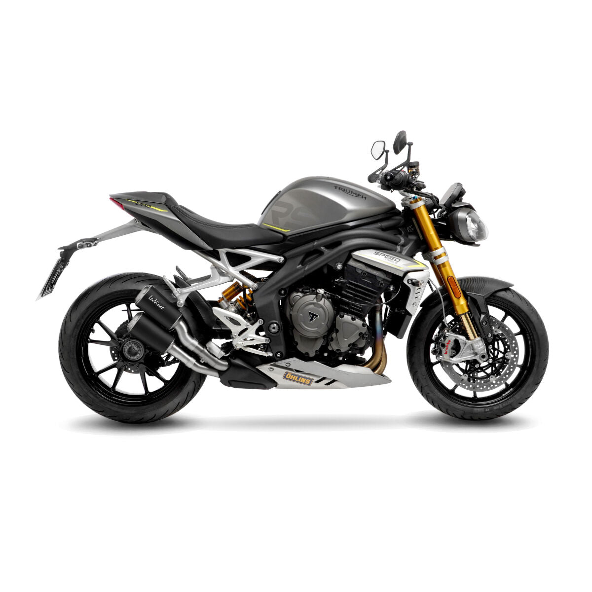 LEOVINCE LV-10 DUAL BLACK EDITION SLIP-ON MUFFLER SS ECE 15271B