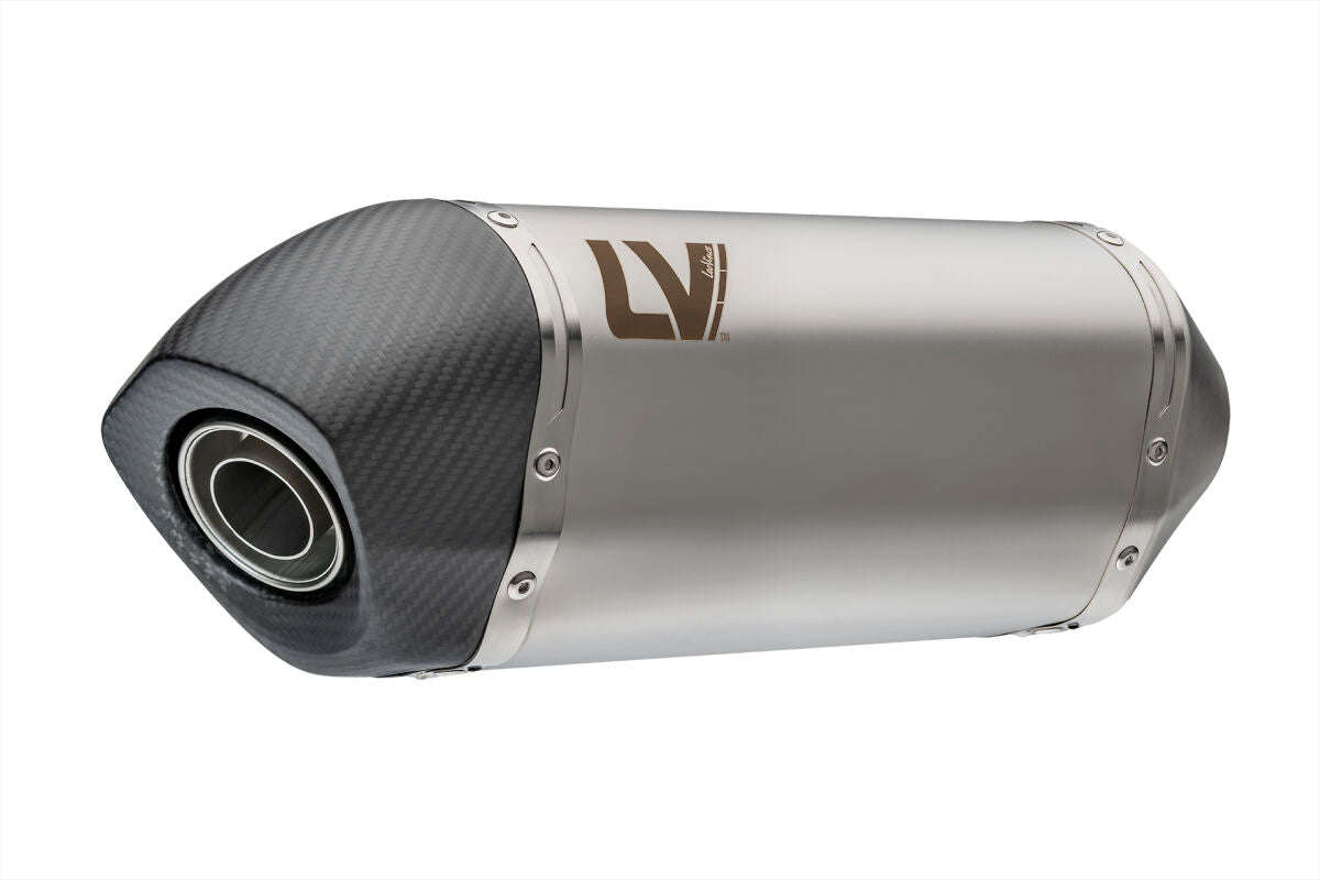 LEOVINCE LV-14 STAINLESS STEEL SLIP-ON MUFFLER ECE 15618