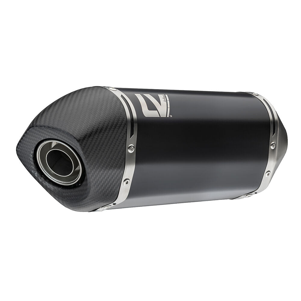 LEOVINCE LV-14 BLACK EDITION SLIP-ON MUFFLER ECE 15630B