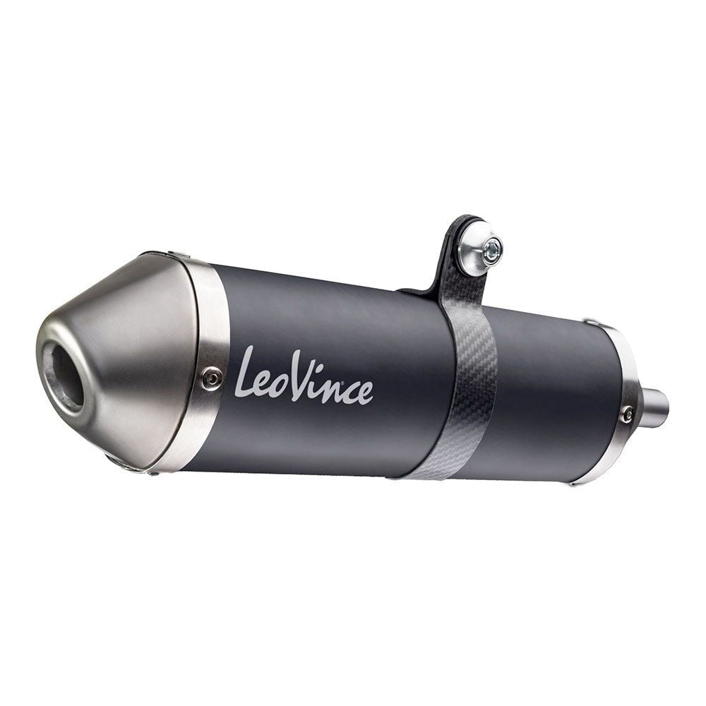 LEOVINCE X-FIGHT SLIP-ON INOX BLACK SHE 17010B