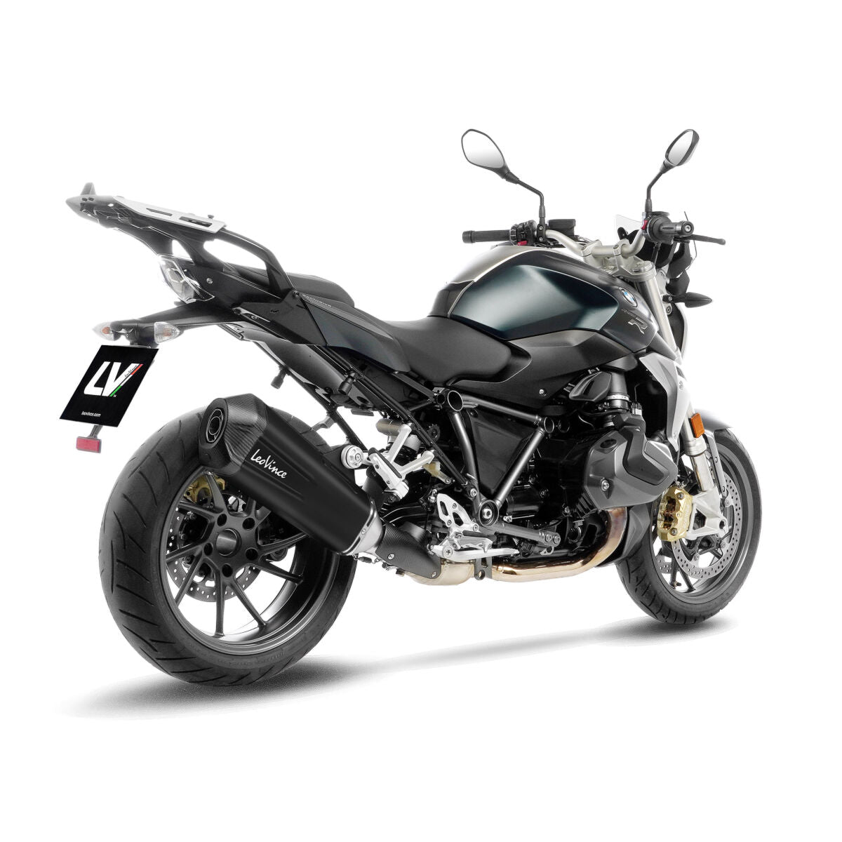 LEOVINCE LV-12R BLACK EDITION SLIP-ON MUFFLER 15313B