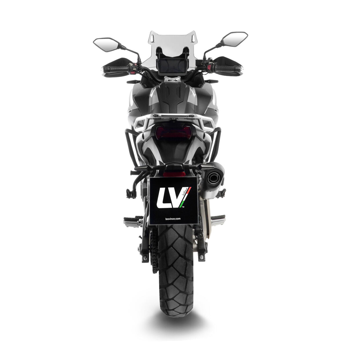 LEOVINCE LV-14 STAINLESS STEEL SLIP-ON MUFFLER ECE 15637