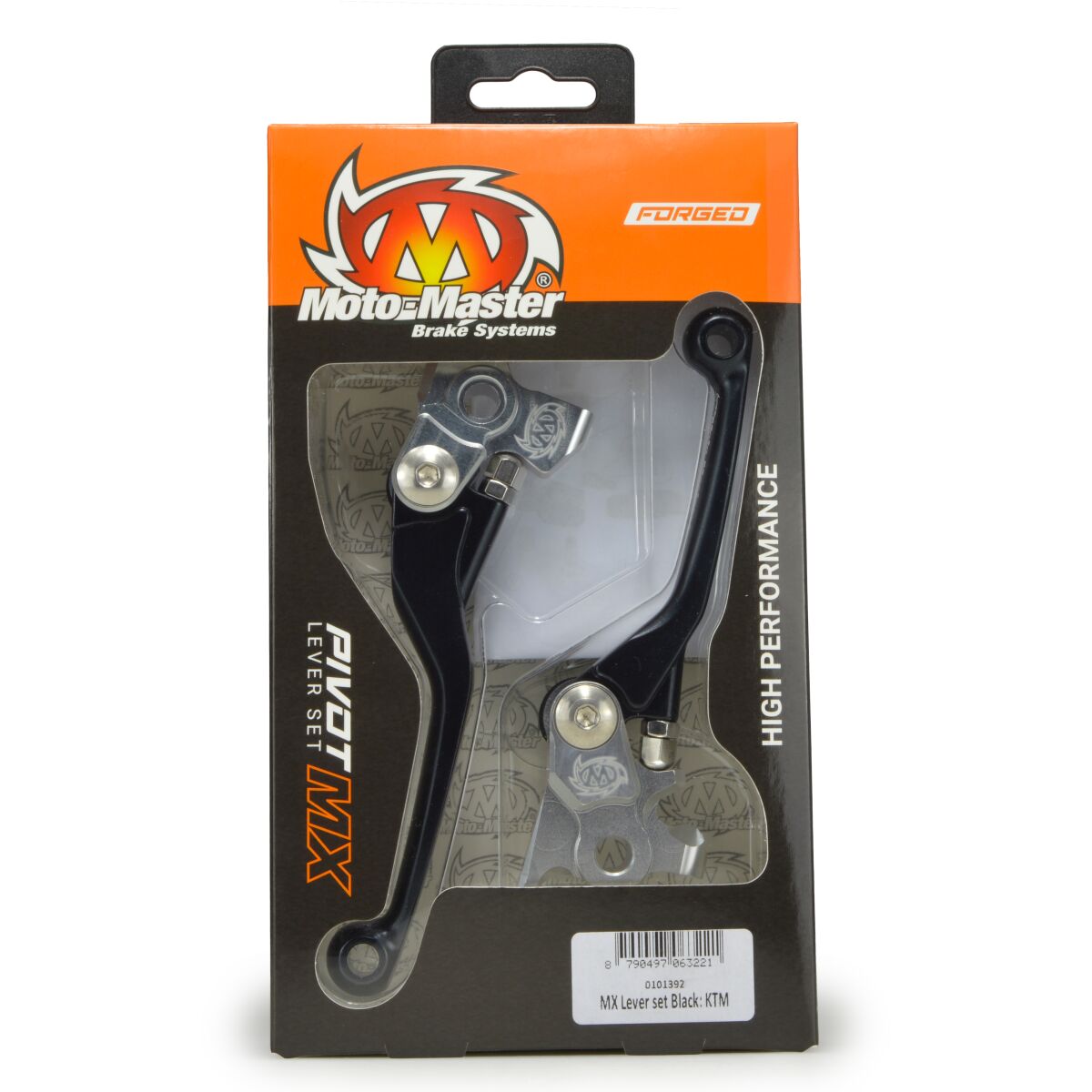 MOTO-MASTER PIVOT LEVER SET BLACK 101782
