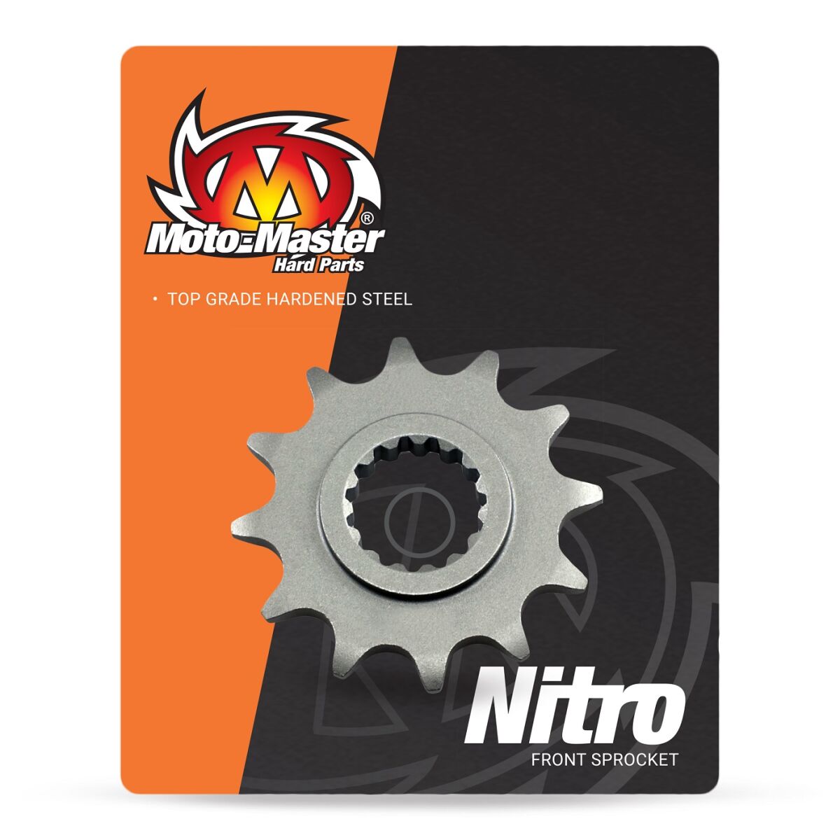 MOTO-MASTER FRNT SPRCKET NITRO STEEL 520-1 61.010.12.13