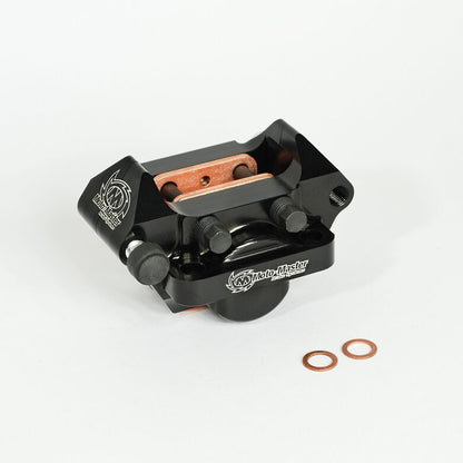 MOTO-MASTER BRAKE CALIPER 2-PISTON BLACK REAR 210103