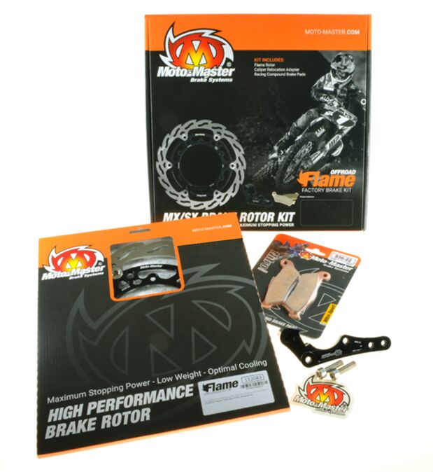 MOTO-MASTER BRAKE ROTOR KIT FLOATING FLAME 270MM 310049