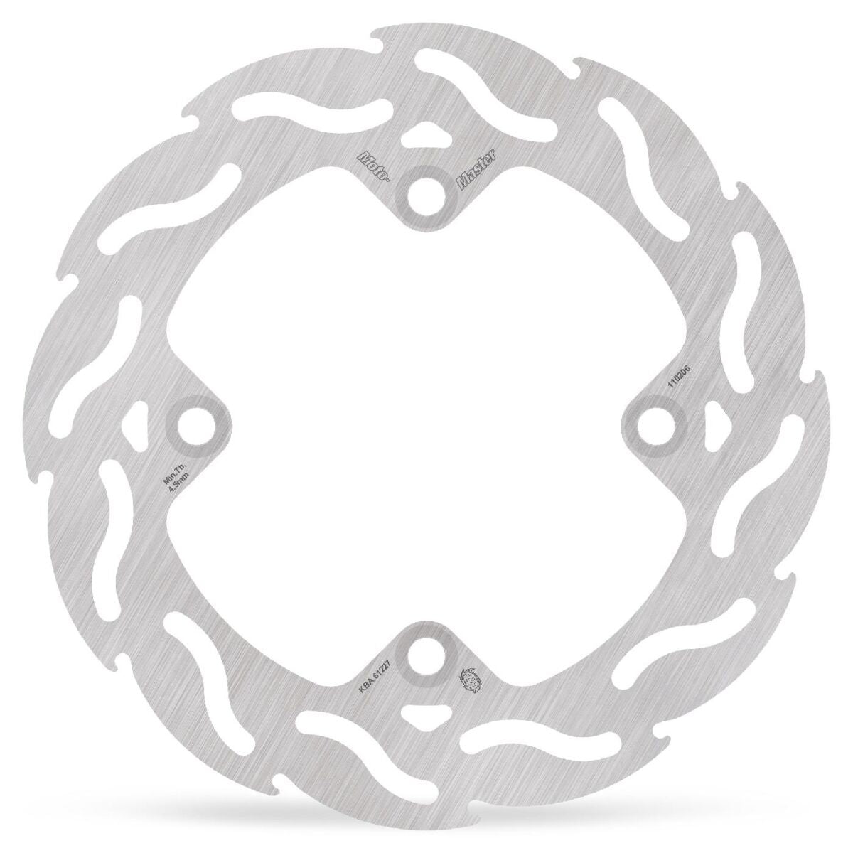 MOTO-MASTER BRAKE ROTOR FIXED FLAME NATURAL 110206