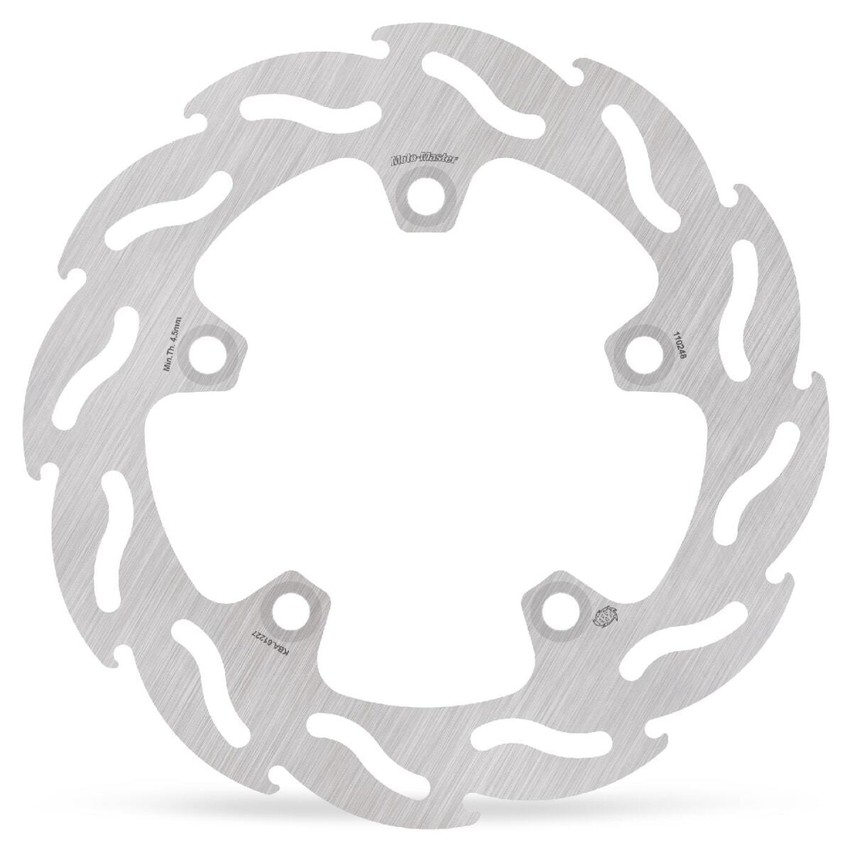 MOTO-MASTER BRAKE ROTOR FIXED FLAME NATURAL 110266