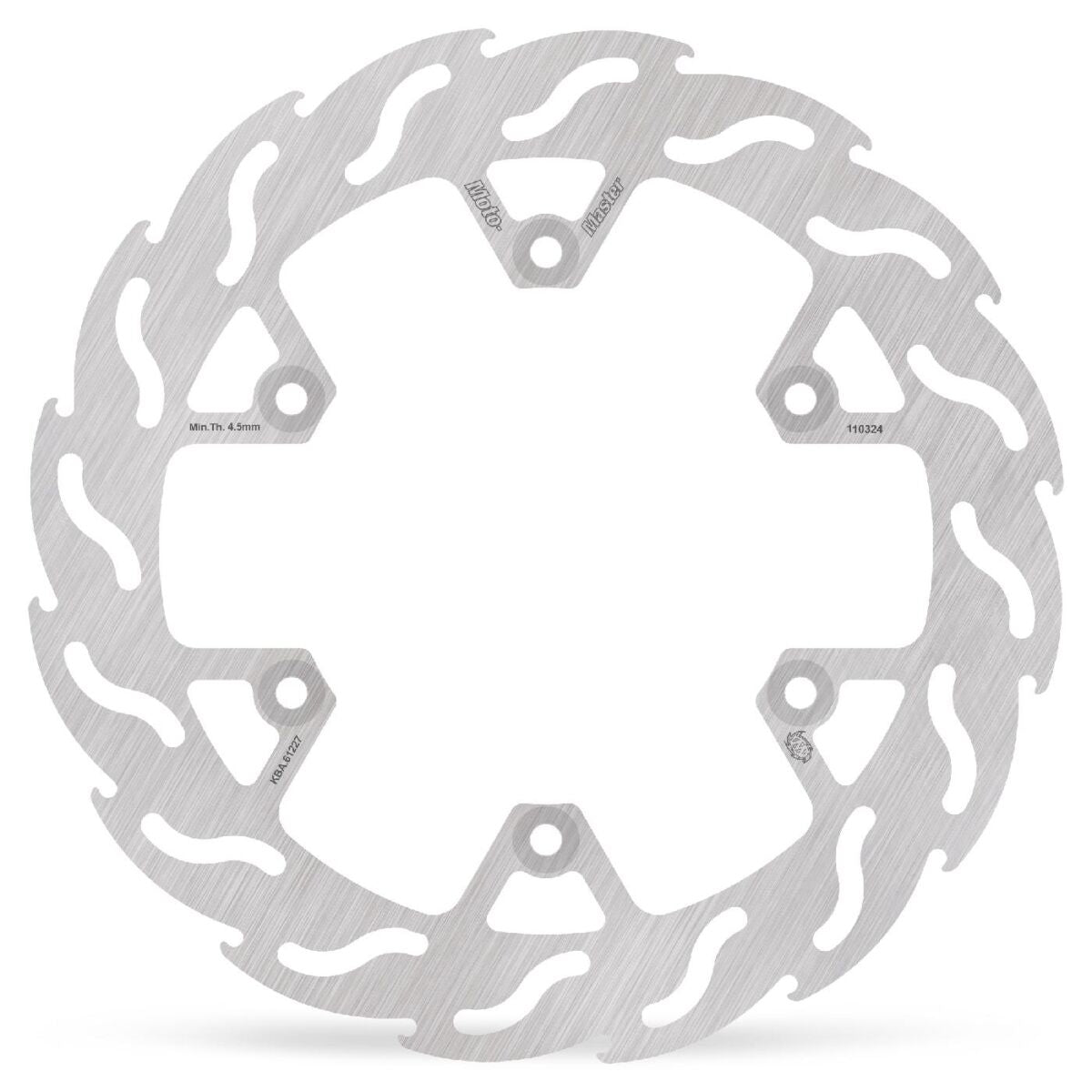 MOTO-MASTER BRAKE ROTOR FIXED FLAME NATURAL 110324