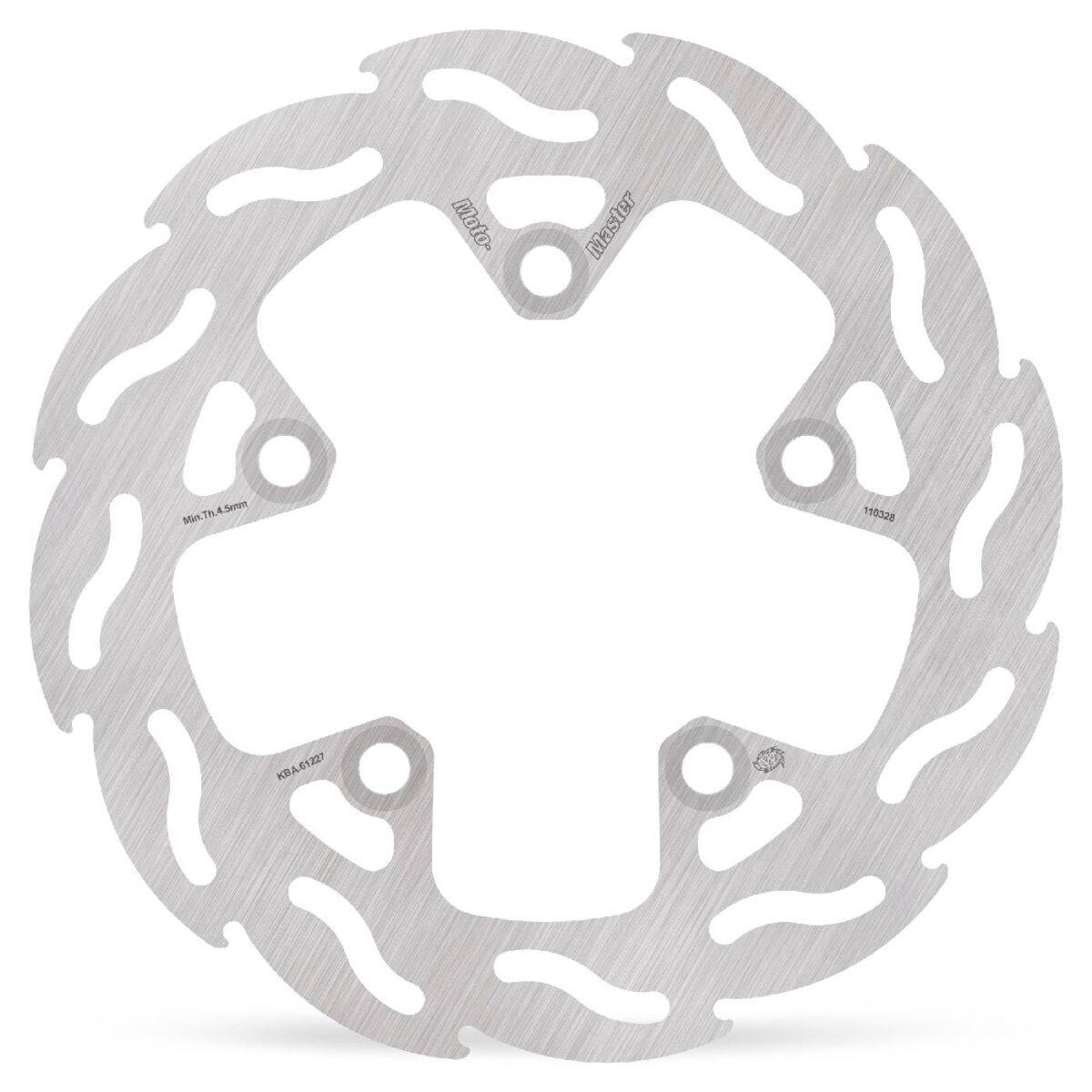 MOTO-MASTER BRAKE ROTOR FIXED FLAME NATURAL 110328