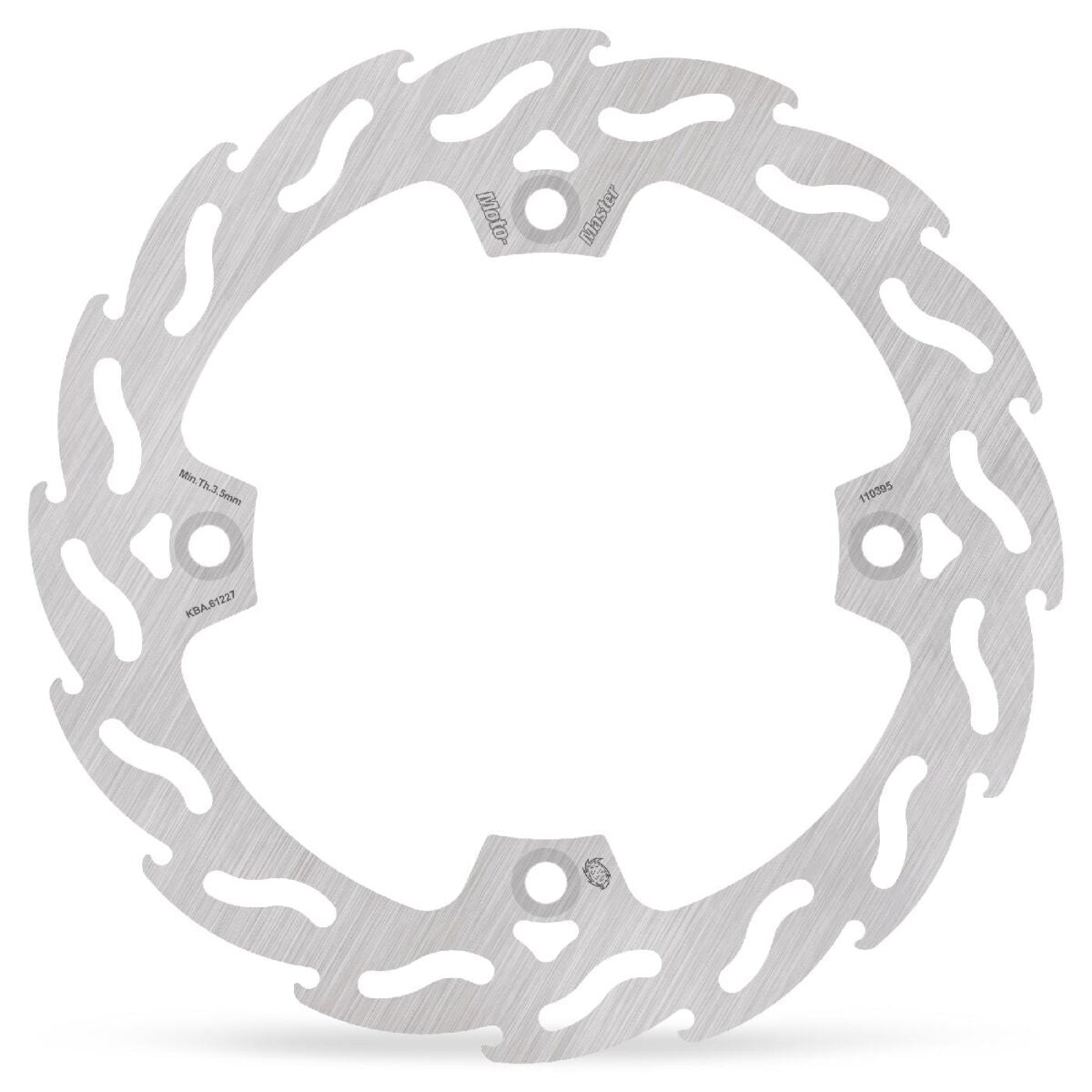 MOTO-MASTER BRAKE ROTOR FIXED FLAME NATURAL 110395