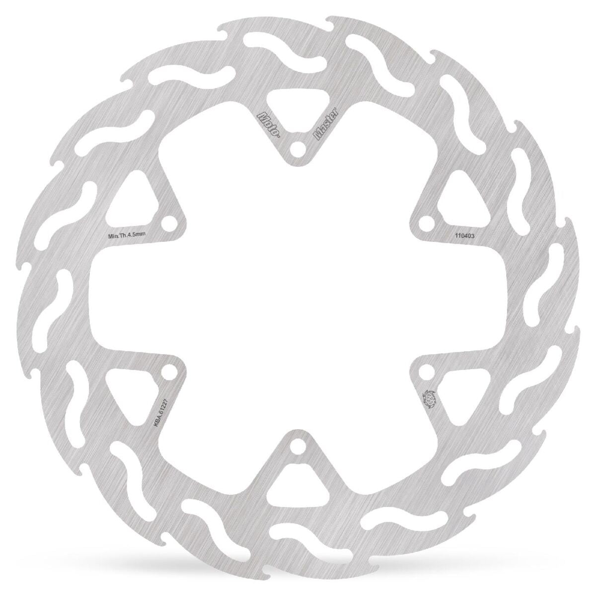 MOTO-MASTER BRAKE ROTOR FIXED FLAME NATURAL 110403