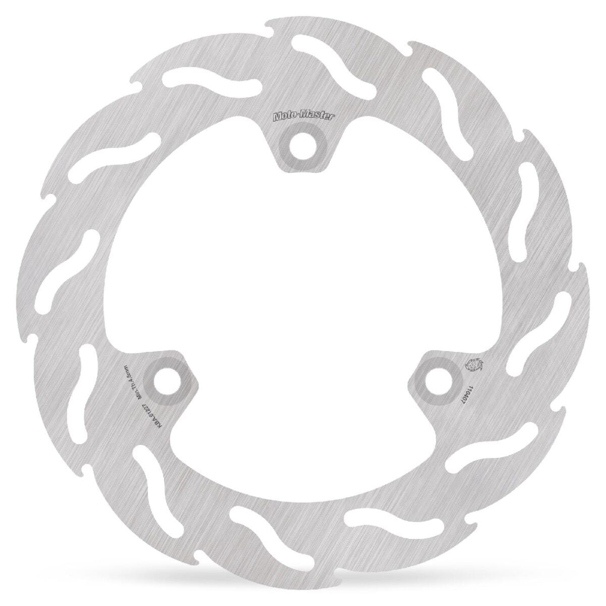 MOTO-MASTER BRAKE ROTOR FIXED FLAME NATURAL 110407