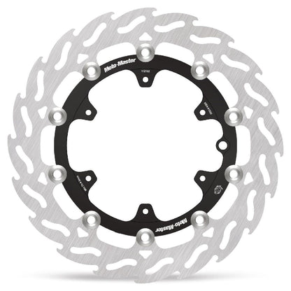 MOTO-MASTER BRAKE ROTOR FLOATING FLAME BLACK 112102