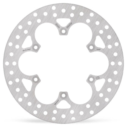 MOTO-MASTER BRAKE ROTOR FIXED HALO ROUND NATURAL 110466