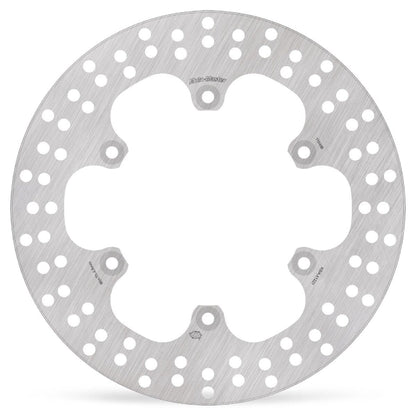 MOTO-MASTER BRAKE ROTOR FIXED HALO ROUND NATURAL 110480