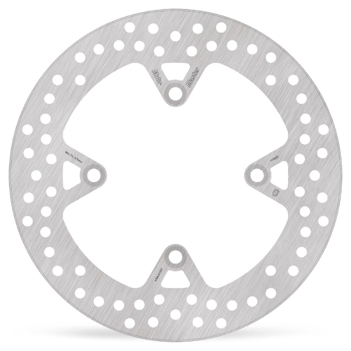 MOTO-MASTER BRAKE ROTOR FIXED HALO ROUND NATURAL 110525
