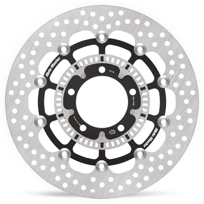 MOTO-MASTER BRAKE ROTOR FLOATING HALO ROUND BLACK 112124