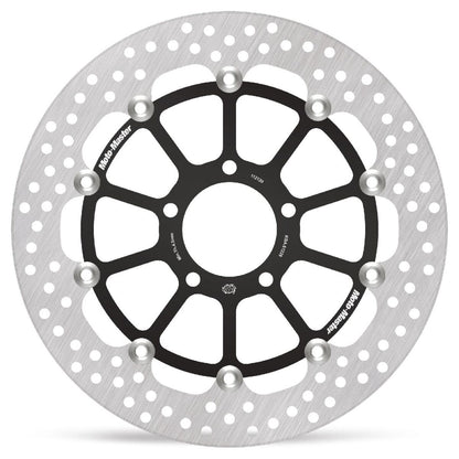 MOTO-MASTER BRAKE ROTOR FLOATING HALO ROUND BLACK 112129