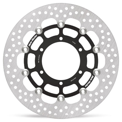 MOTO-MASTER BRAKE ROTOR FLOATING HALO ROUND BLACK 112132