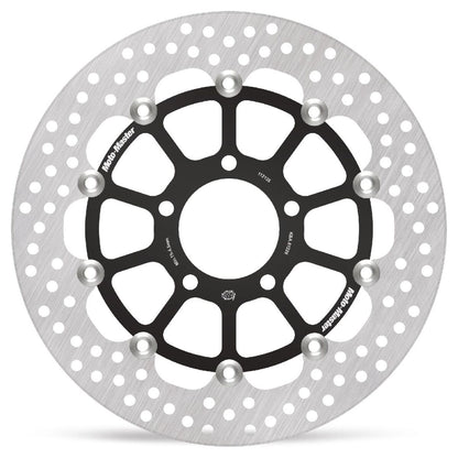 MOTO-MASTER BRAKE ROTOR FLOATING HALO ROUND BLACK 112135