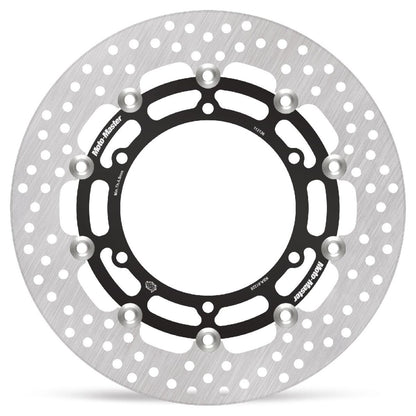 MOTO-MASTER BRAKE ROTOR FLOATING HALO ROUND BLACK 112136