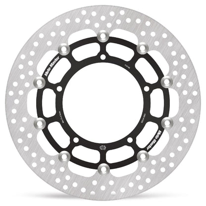 MOTO-MASTER BRAKE ROTOR FLOATING HALO ROUND BLACK 112140