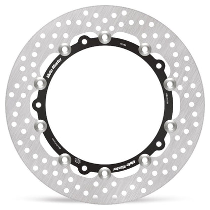 MOTO-MASTER BRAKE ROTOR FLOATING HALO ROUND BLACK 112159