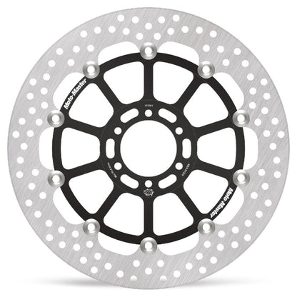 MOTO-MASTER BRAKE ROTOR FLOATING HALO ROUND BLACK 113101