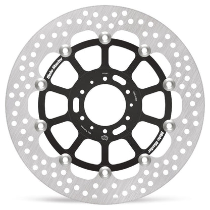 MOTO-MASTER BRAKE ROTOR FLOATING HALO ROUND BLACK 113107