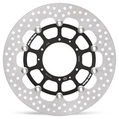 MOTO-MASTER BRAKE ROTOR FLOATING HALO ROUND BLACK 113109