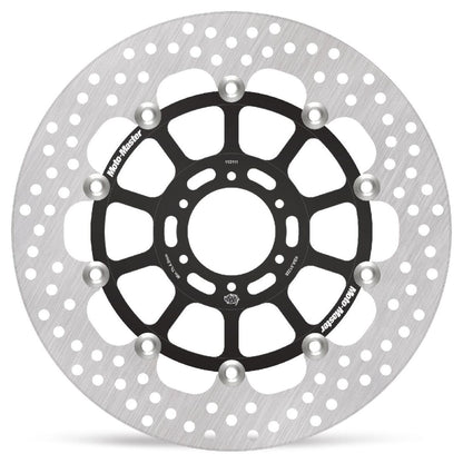 MOTO-MASTER BRAKE ROTOR FLOATING HALO ROUND BLACK 113111