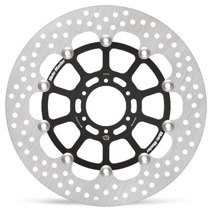 MOTO-MASTER BRAKE ROTOR FLOATING HALO ROUND BLACK 113115