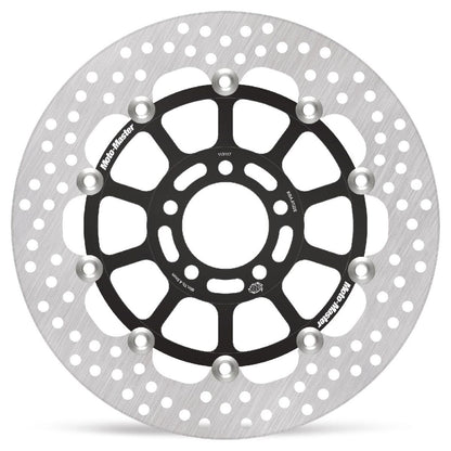 MOTO-MASTER BRAKE ROTOR FLOATING HALO ROUND BLACK 113117