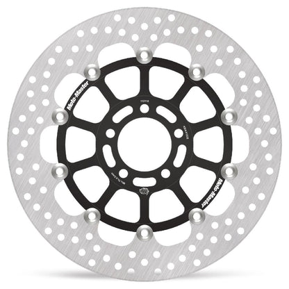 MOTO-MASTER BRAKE ROTOR FLOATING HALO ROUND BLACK 113118