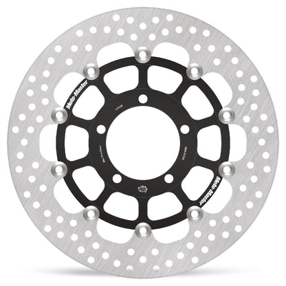 MOTO-MASTER BRAKE ROTOR FLOATING HALO ROUND BLACK 113128