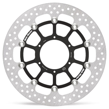 MOTO-MASTER BRAKE ROTOR FLOATING HALO ROUND BLACK 113144