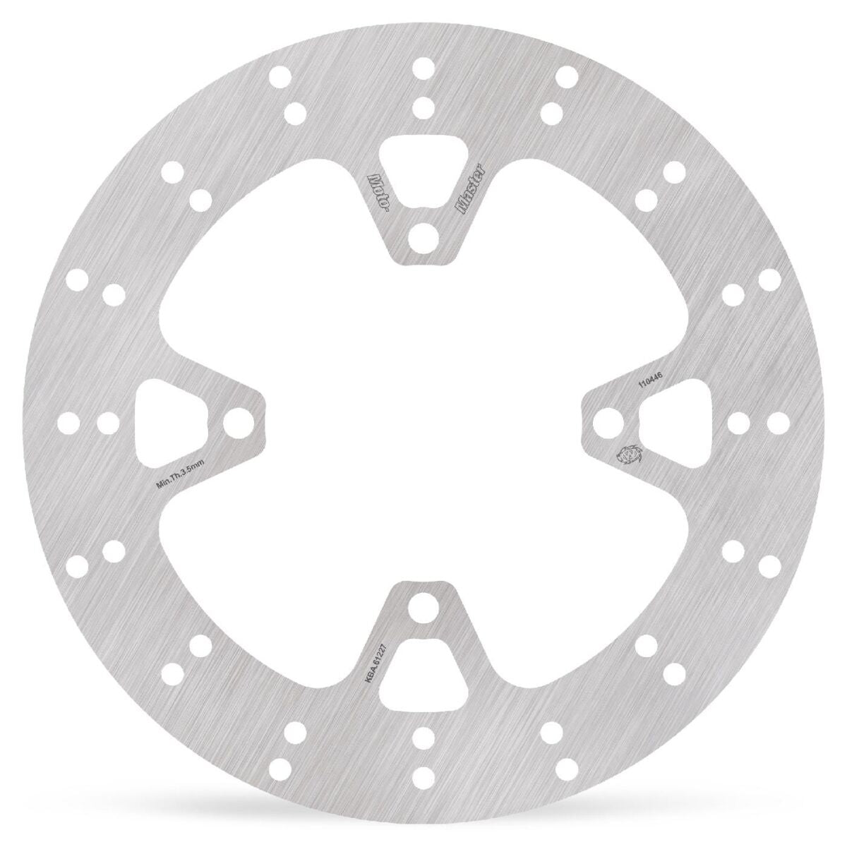 MOTO-MASTER BRAKE ROTOR FIXED HALO ROUND 110446