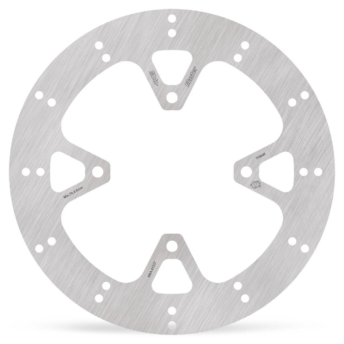 MOTO-MASTER BRAKE ROTOR FIXED HALO ROUND 110448